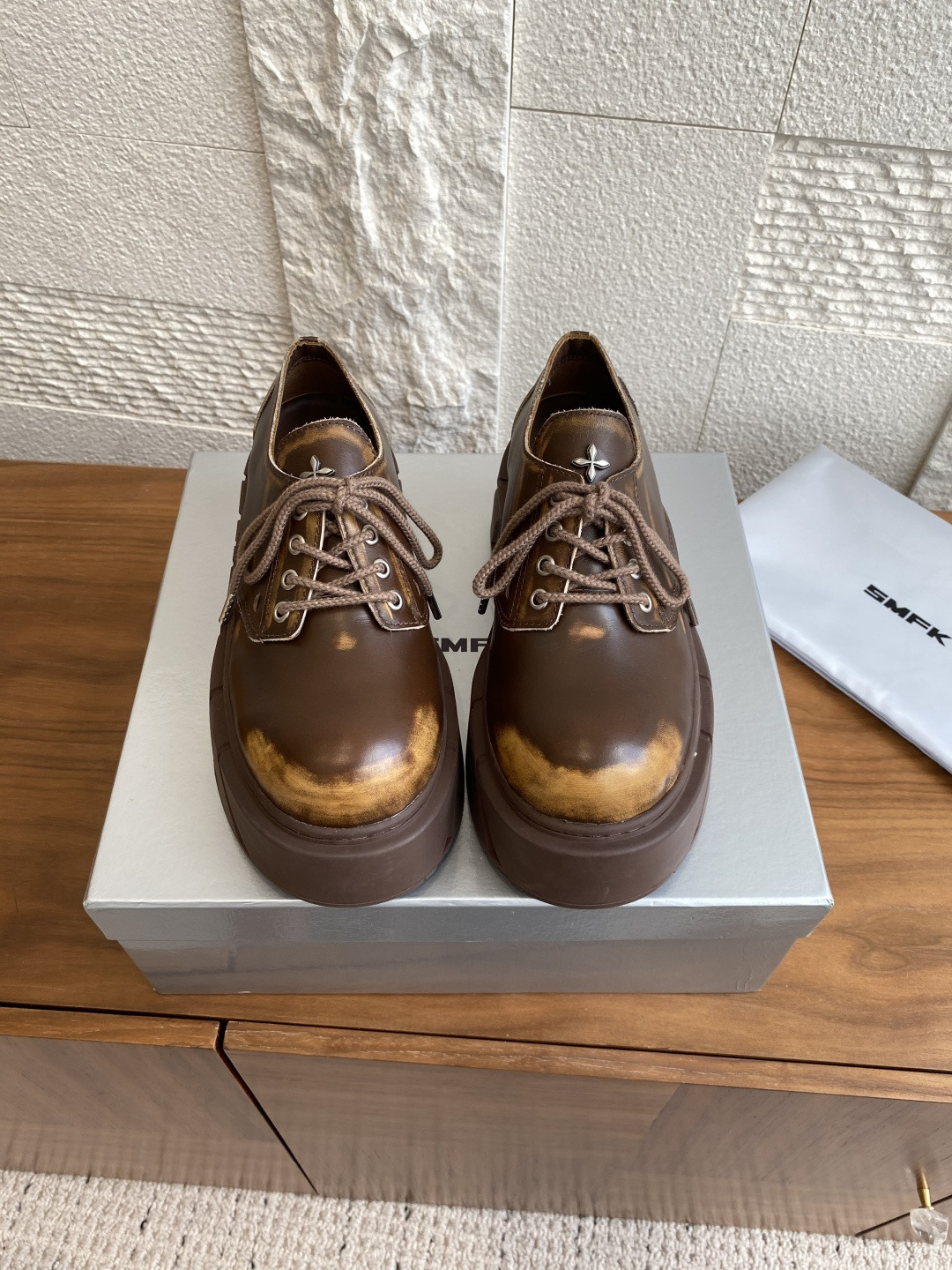 SMFK Mirage Machine Boots: Luxury Leather Shoes Inspired by GT Cars - 图片 2