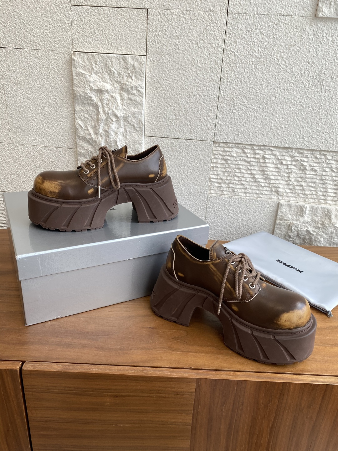 SMFK Mirage Machine Boots: Luxury Leather Shoes Inspired by GT Cars - 图片 4