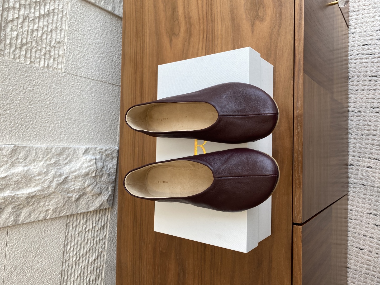 Luxurious Sheepskin Ballerina Flats by The Row – Top Version for $600