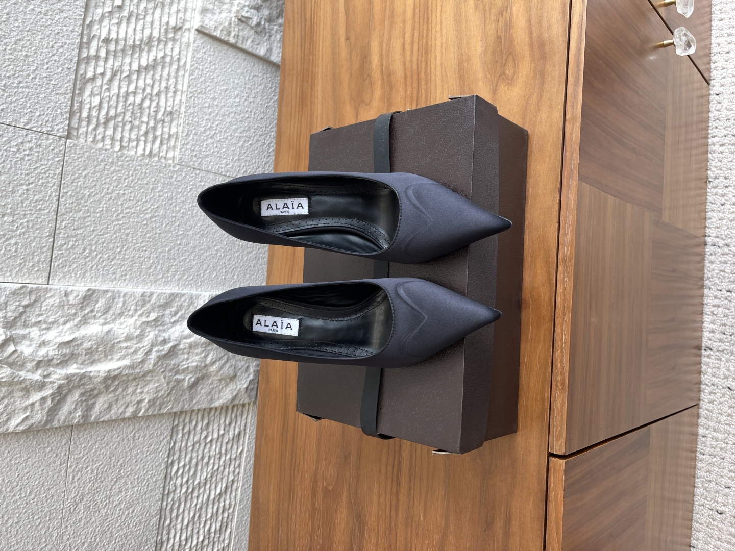 Alaia 25ss High Heel Single Shoes: Stylish, High-Quality, Imported Silk, Italian Design – Sizes 35-42 - 图片 9