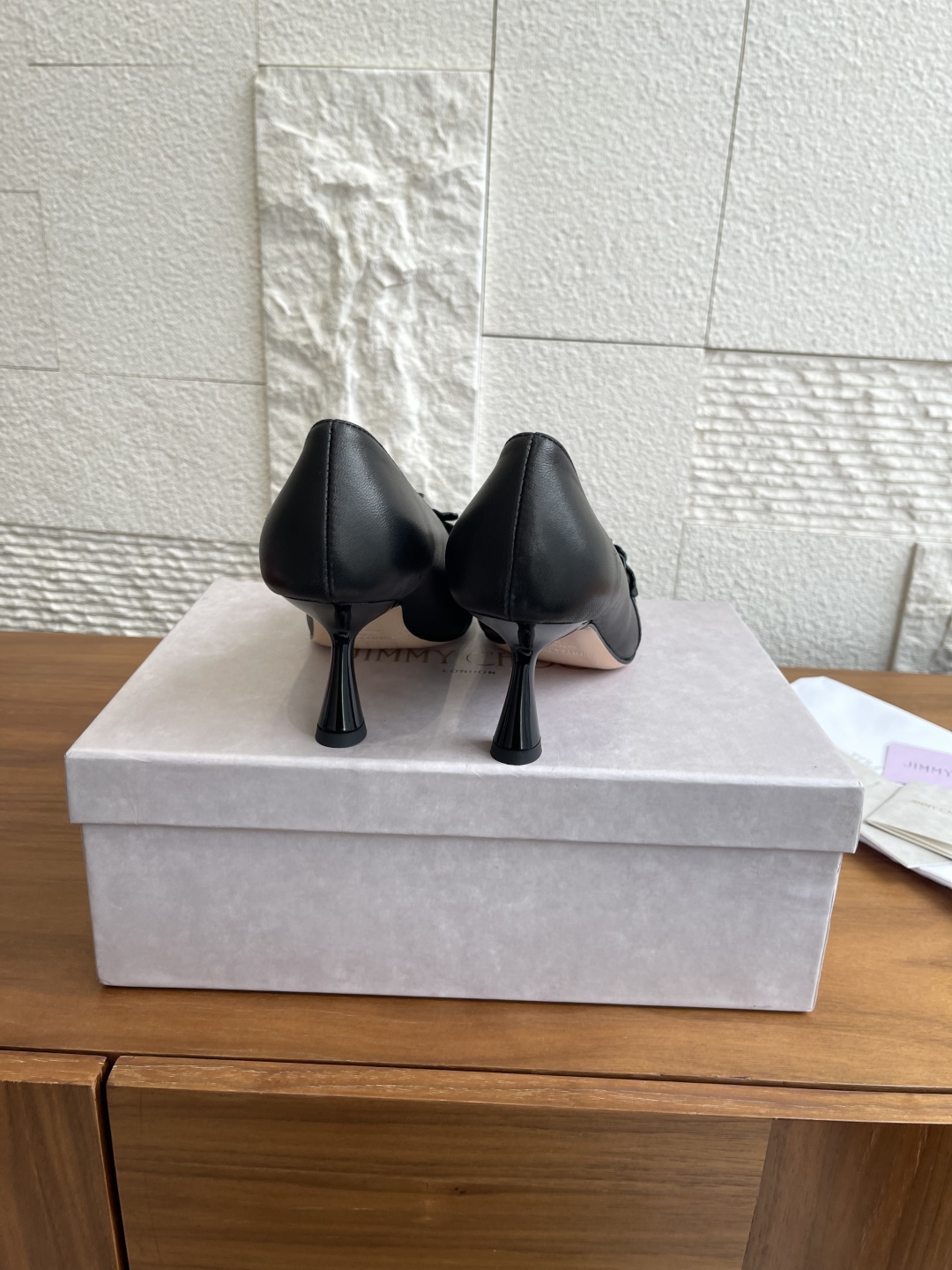 Jimmy Choo Amita/FLOWERS 45 Series High Heels – Spring/Summer New Collection 25ss – Real Skin Shoes - 图片 8