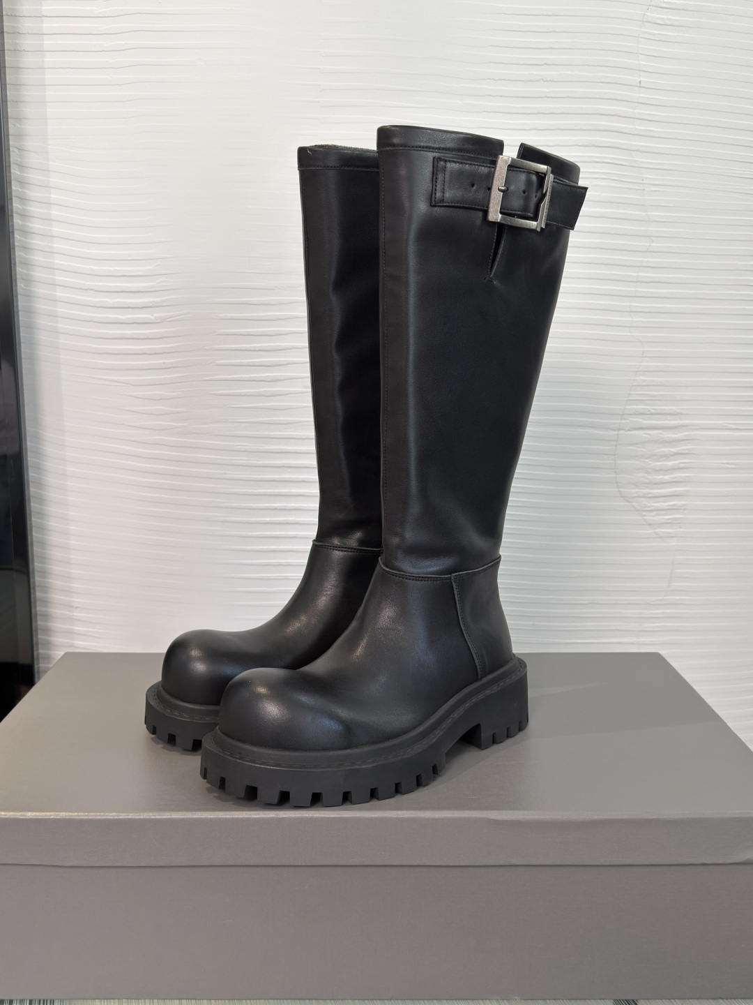 Balenciaga Chunky Rider Knee High Boots