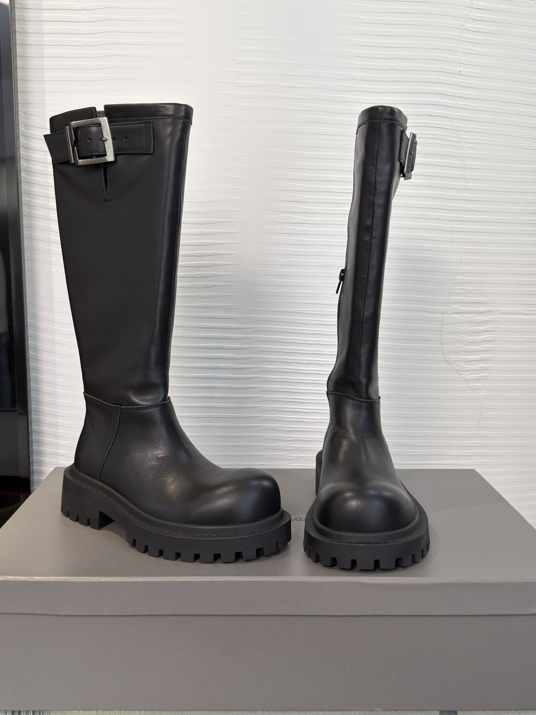 Balenciaga Chunky Rider Knee High Boots