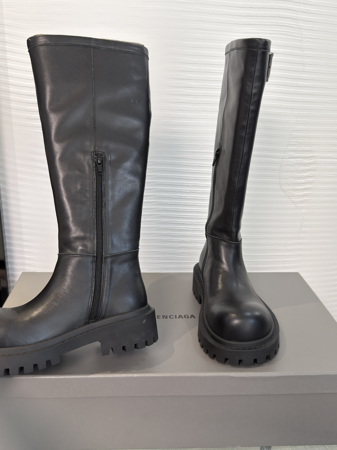 Balenciaga Chunky Rider Knee High Boots