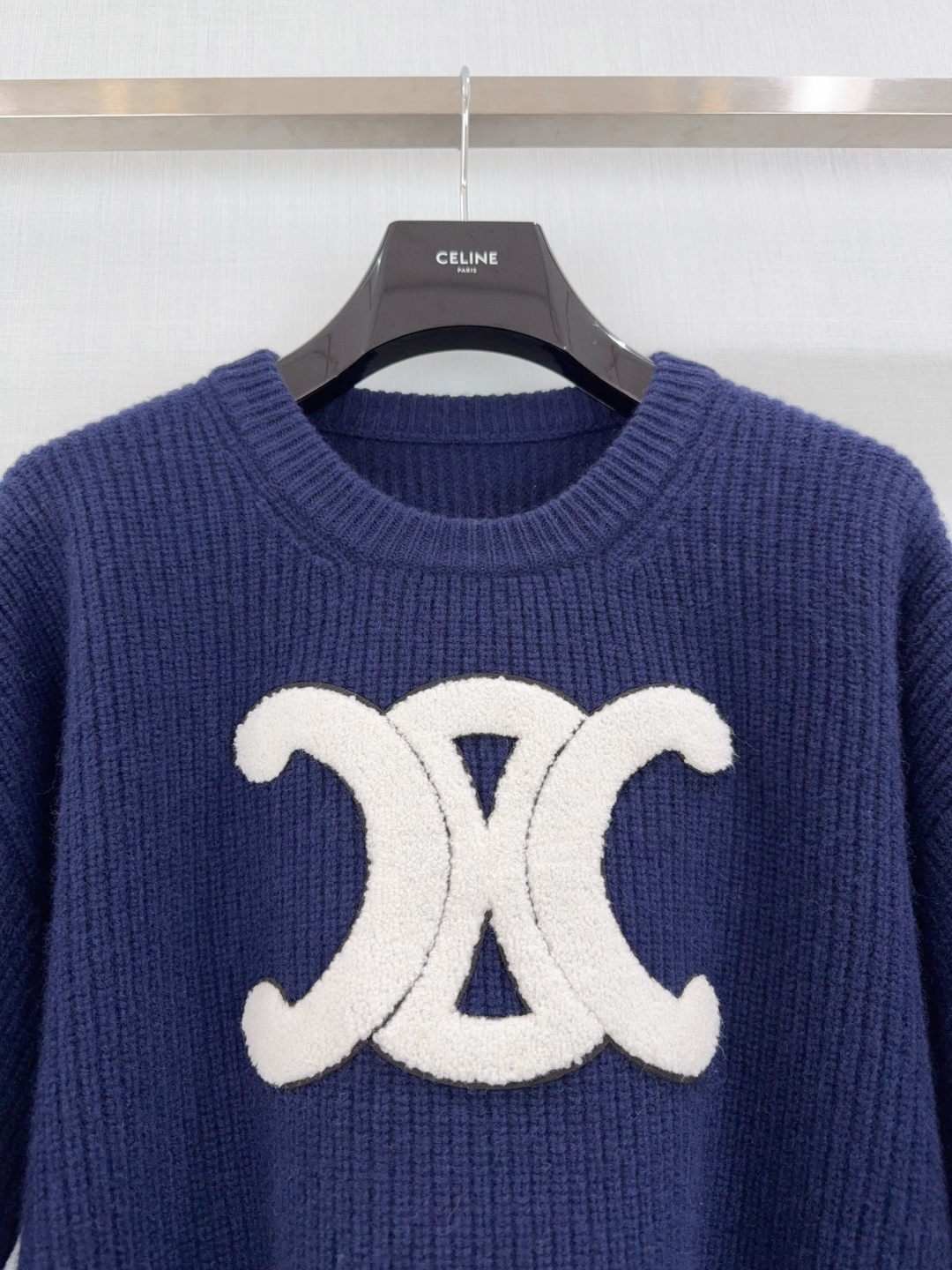 Celine Women's Wool Sweater with Triomphe Logo - Fall/Winter Collection 5 cmp i1754385967922 1654 0 3