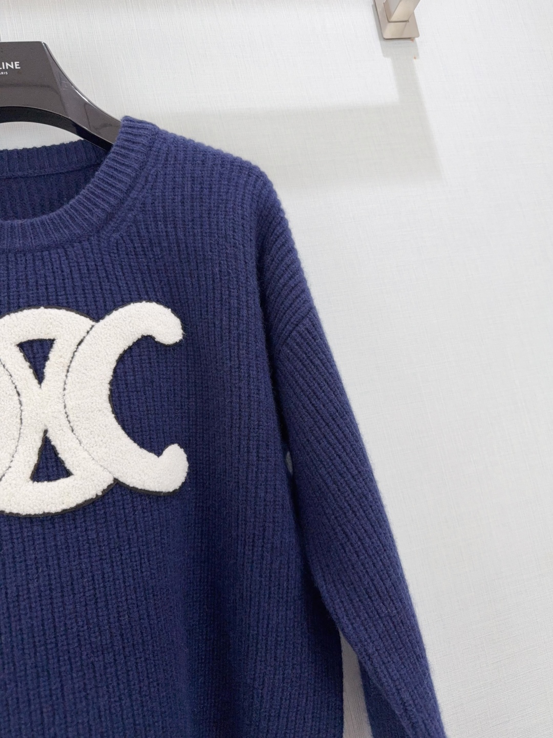 Celine Women's Wool Sweater with Triomphe Logo - Fall/Winter Collection 4 cmp i1754385967922 6792 0 2
