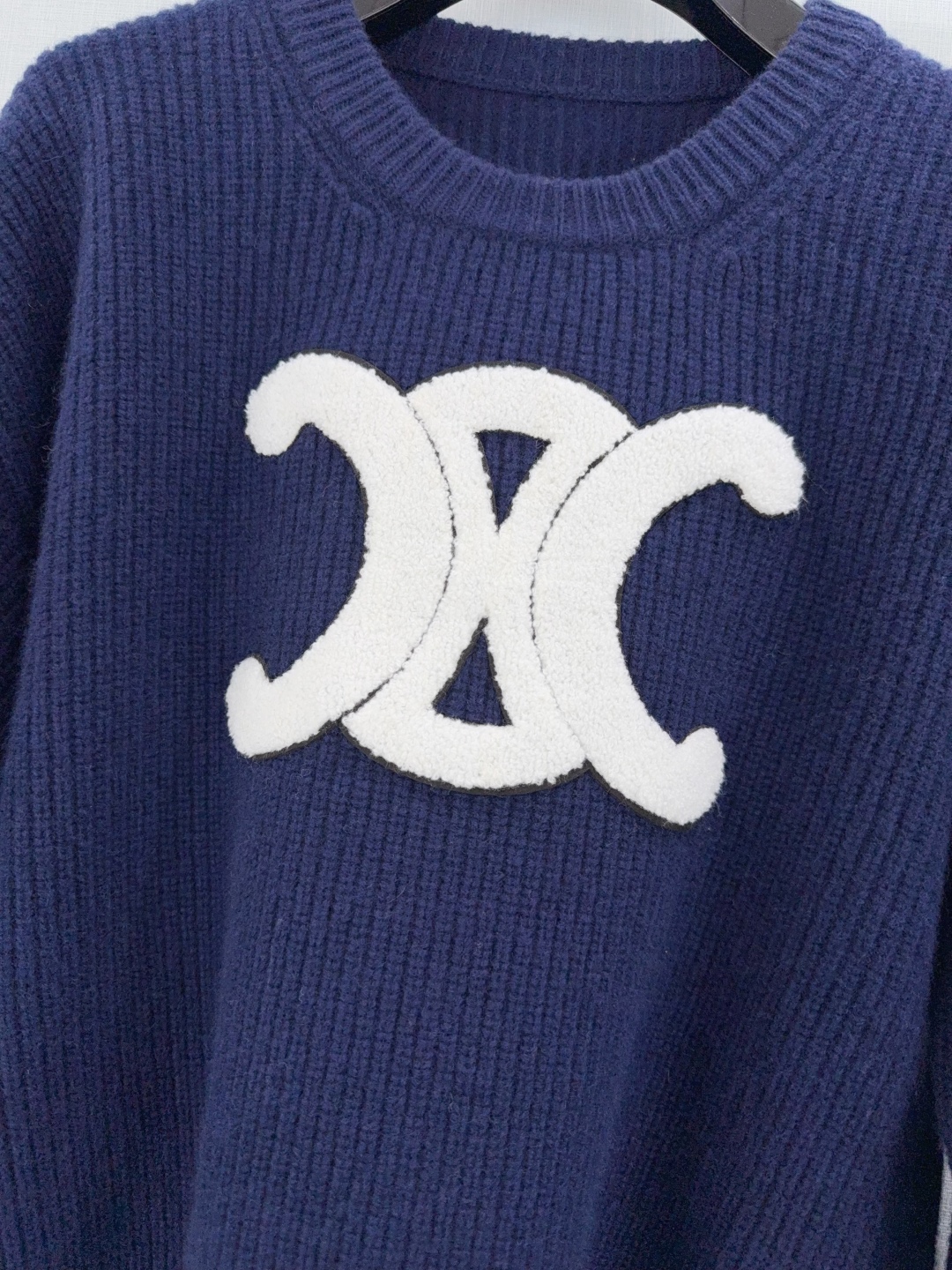 Celine Women's Wool Sweater with Triomphe Logo - Fall/Winter Collection 6 cmp i1754385967935 6028 0 4