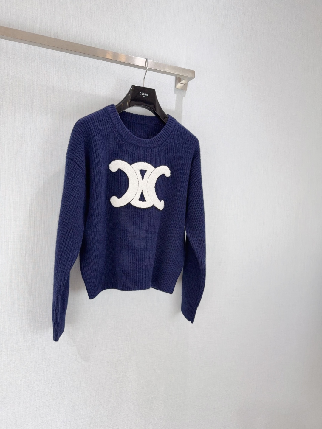 Celine Women's Wool Sweater with Triomphe Logo - Fall/Winter Collection 7 cmp i1754385970831 4008 0 5