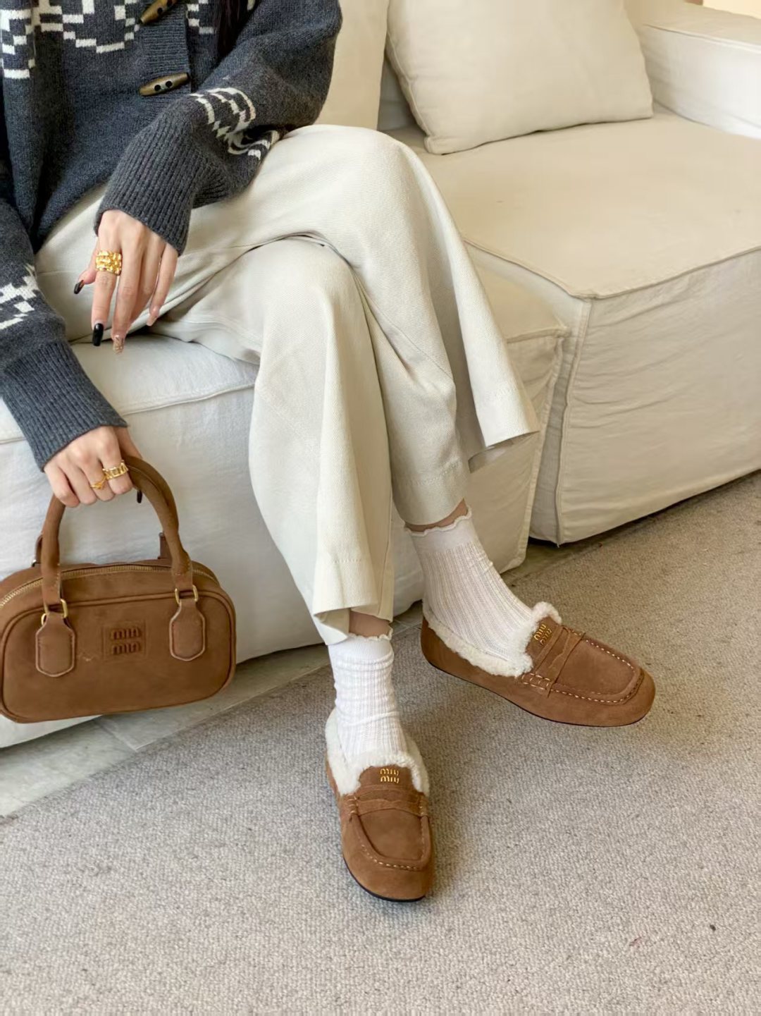 NO:463430,Super beautiful feet, loafers, loafers19860909超级美美的上脚,乐福鞋毛毛鞋,loafers,Women's Shoes