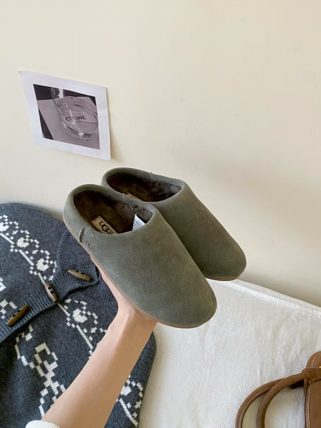 UGG 2025新品小土豆，埃莱亚便鞋新生系列，半拖一脚蹬解锁松弛脚感，轻便薄底时刻轻盈时髦，随性走出全