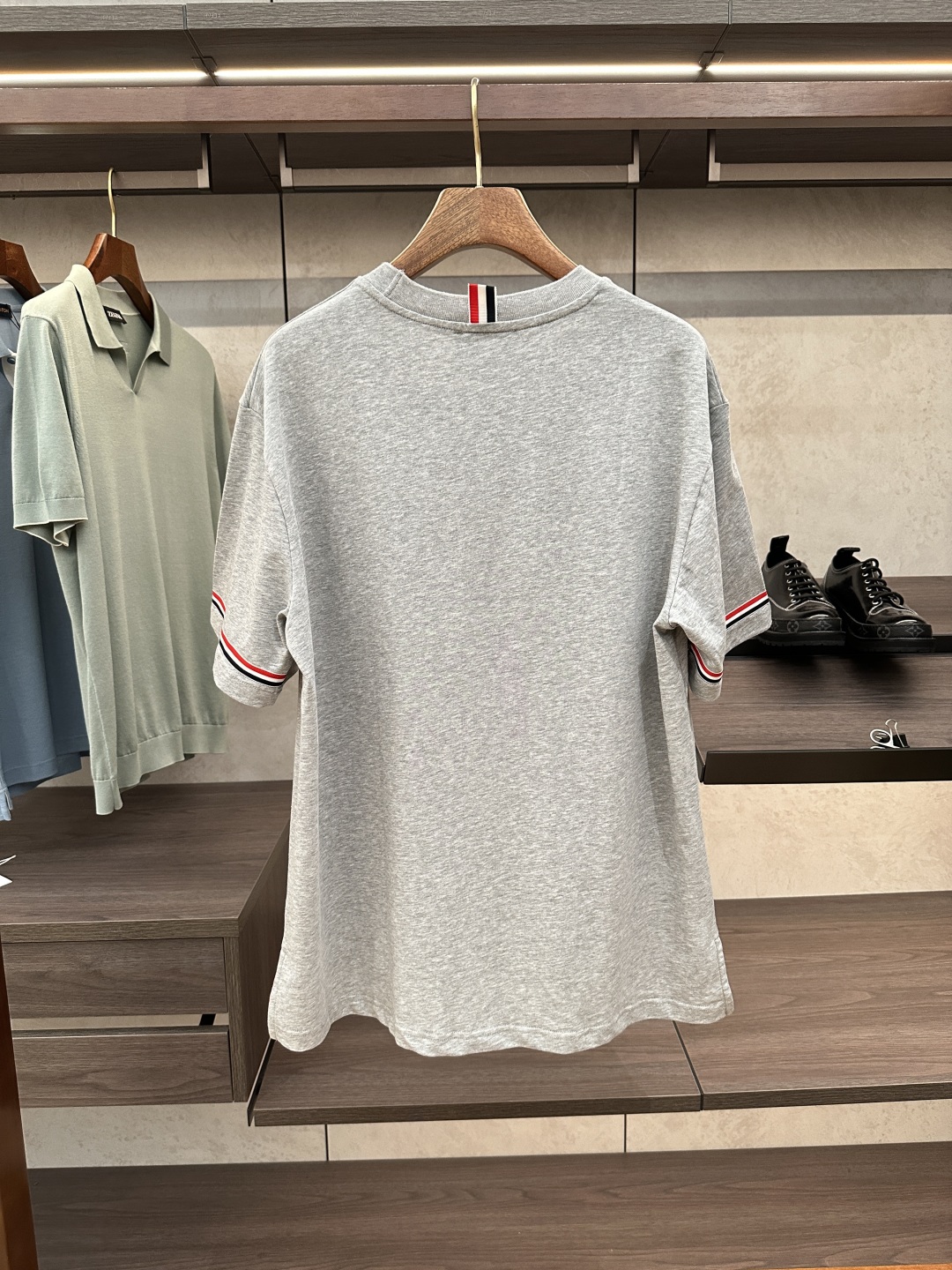 Thom Browne Men's Classic Fit Short Sleeve T-Shirt - Comfortable Cotton Tee 4 cmp i1750056604232 9808 0 2