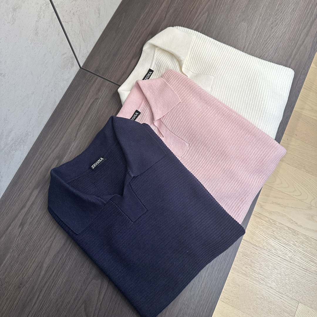 Men's Ribbed Knit Short Sleeve Polo Shirt - Cotton Linen Blend Casual Top 10 cmp i1750141720104 8305 0 10