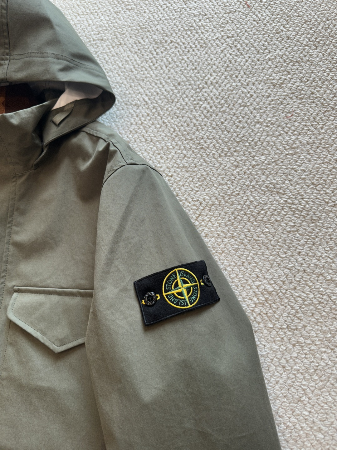 Stone Island Men's Lightweight Hooded Jacket, Military Style 13 cmp i1759890349310 9349 0 12