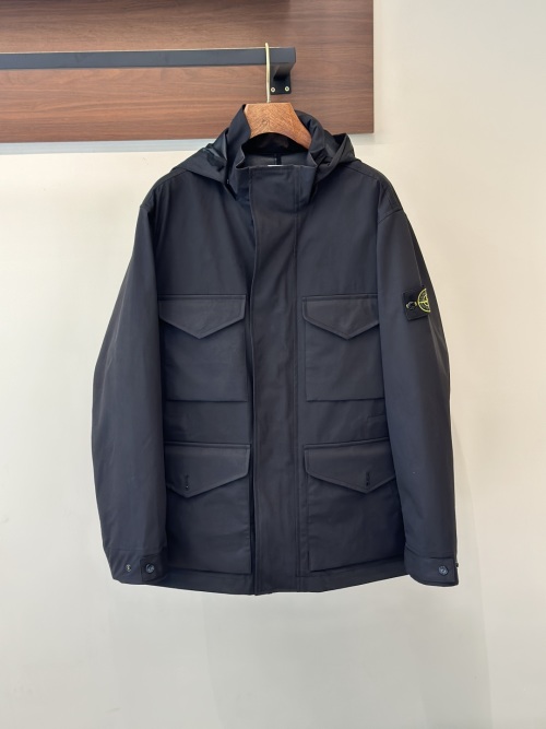 Stone Island Men's Lightweight Hooded Jacket Windbreaker Outdoor Coat 1 Stone Island Men's Lightweight Hooded Jacket Windbreaker Outdoor Coat