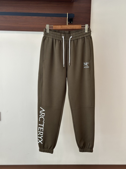 Arc'teryx Embroidered Brown Casual Pants - Comfortable & Stylish Trousers 1 Arc'teryx Embroidered Brown Casual Pants - Comfortable & Stylish Trousers