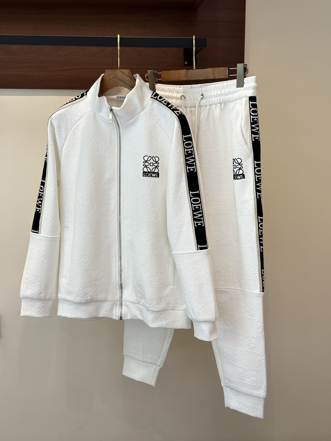 Loewe White Embroidered Track Jacket, Designer Sportswear for Men 10 cmp i1760278497673 7415 0 8