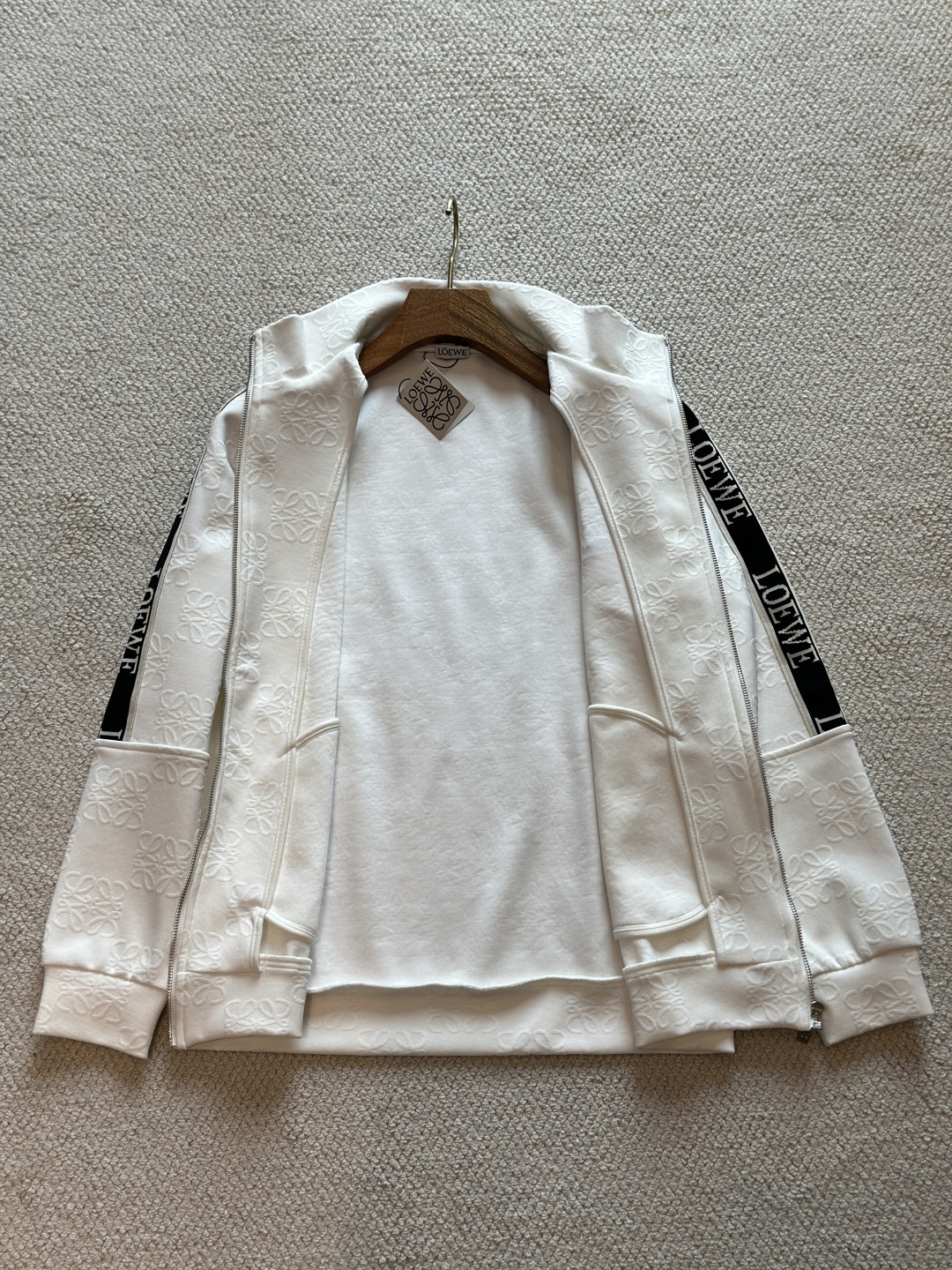 Loewe White Embroidered Track Jacket, Designer Sportswear for Men 8 cmp i1760278502843 2764 0 6