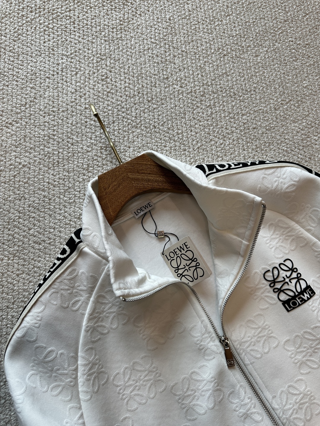 Loewe White Embroidered Track Jacket, Designer Sportswear for Men 7 cmp i1760278505644 9867 0 5