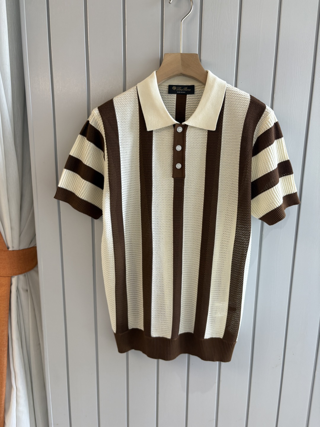 Luxury Diamond Jacquard Polo Shirt: Cashmere & Silk Blend, Short Sleeve 2 cmp i1747030642284 4170 0 0