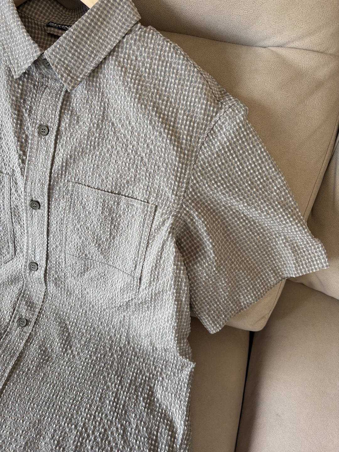 Men's Pixel Grid Print Shirt Shorts Set - Summer Casual Home Travel Wear 6 cmp i1747124548569 4270 0 4
