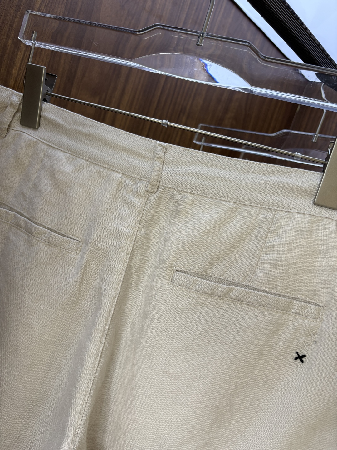 Z家2025春夏刺绣标识100 ％全麻时尚休闲裤 裤子无节制的创造动感兼具吸引力🧲,完美着装让时尚商务休