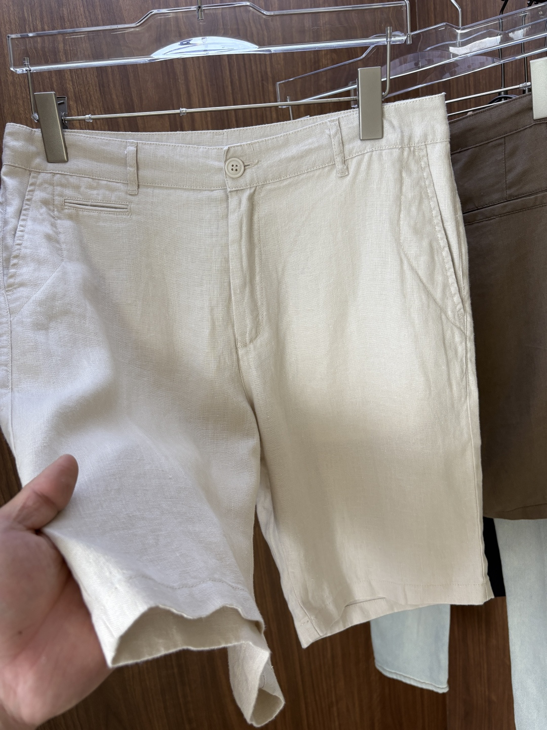 Z家2025春夏刺绣标识100 ％全麻时尚休闲裤 裤子无节制的创造动感兼具吸引力🧲,完美着装让时尚商务休