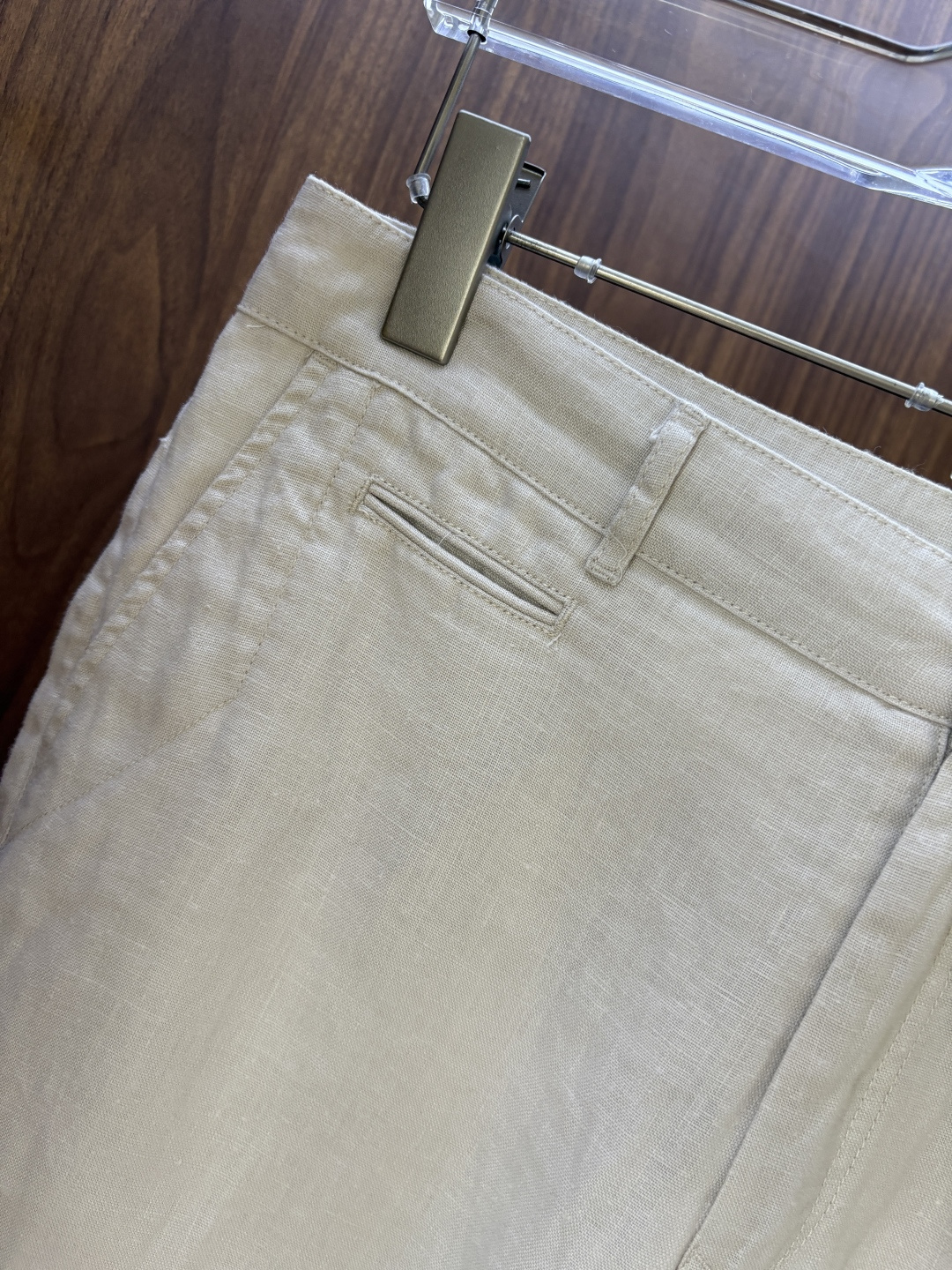 Z家2025春夏刺绣标识100 ％全麻时尚休闲裤 裤子无节制的创造动感兼具吸引力🧲,完美着装让时尚商务休