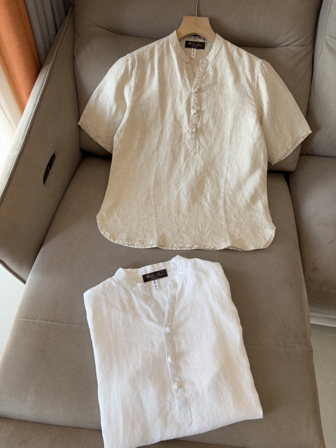 lP🆕20%亚麻男士短袖，男装界的天花板，这款翻领麻料衫短袖精准到每一针的细腻工艺，完全区别于普通面料裁