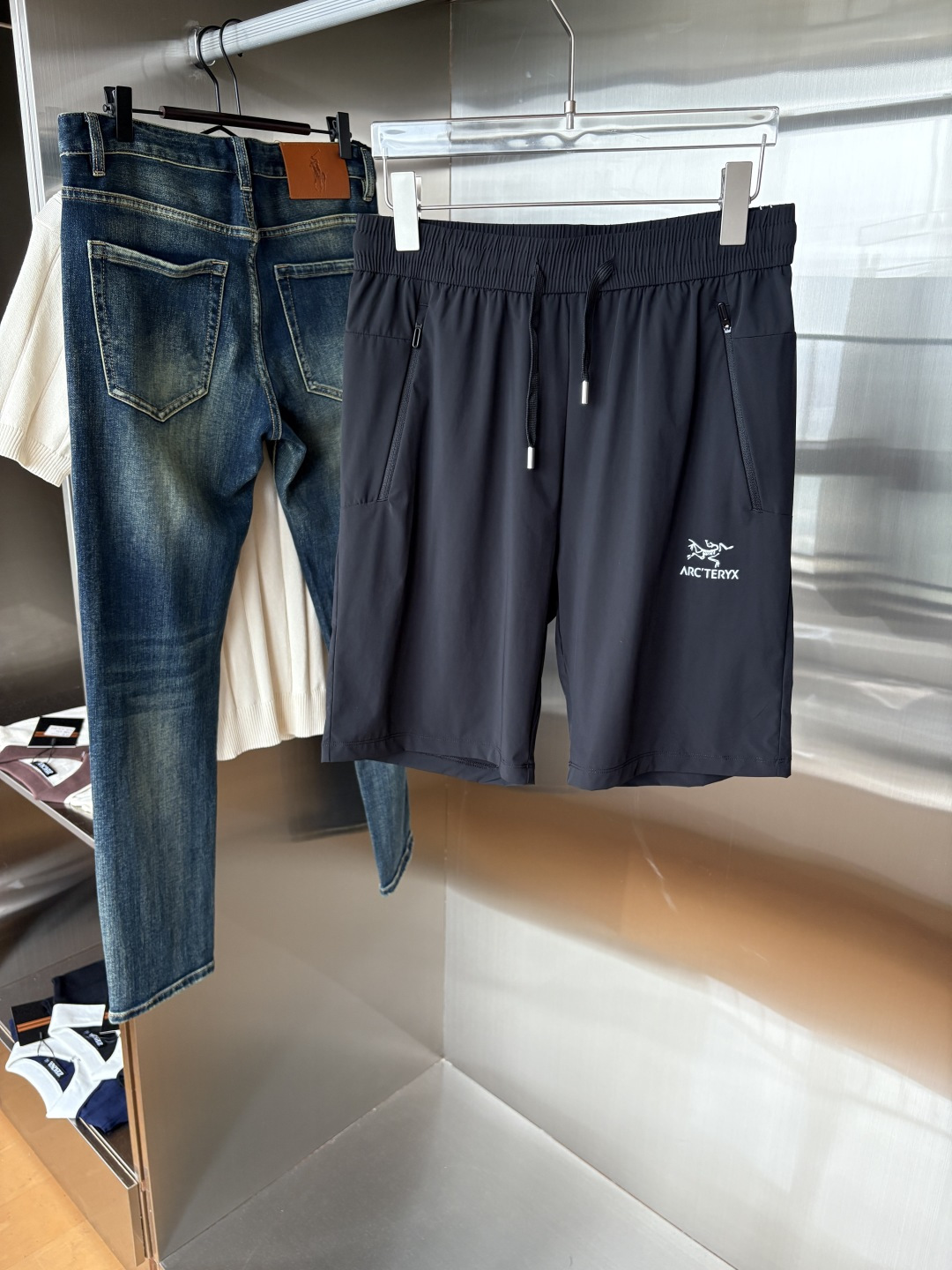 始祖2025夏季新款 短裤  休闲裤，专柜定制面料 透气舒适度高，细节无可挑剔，品牌元素设计理念，体现品