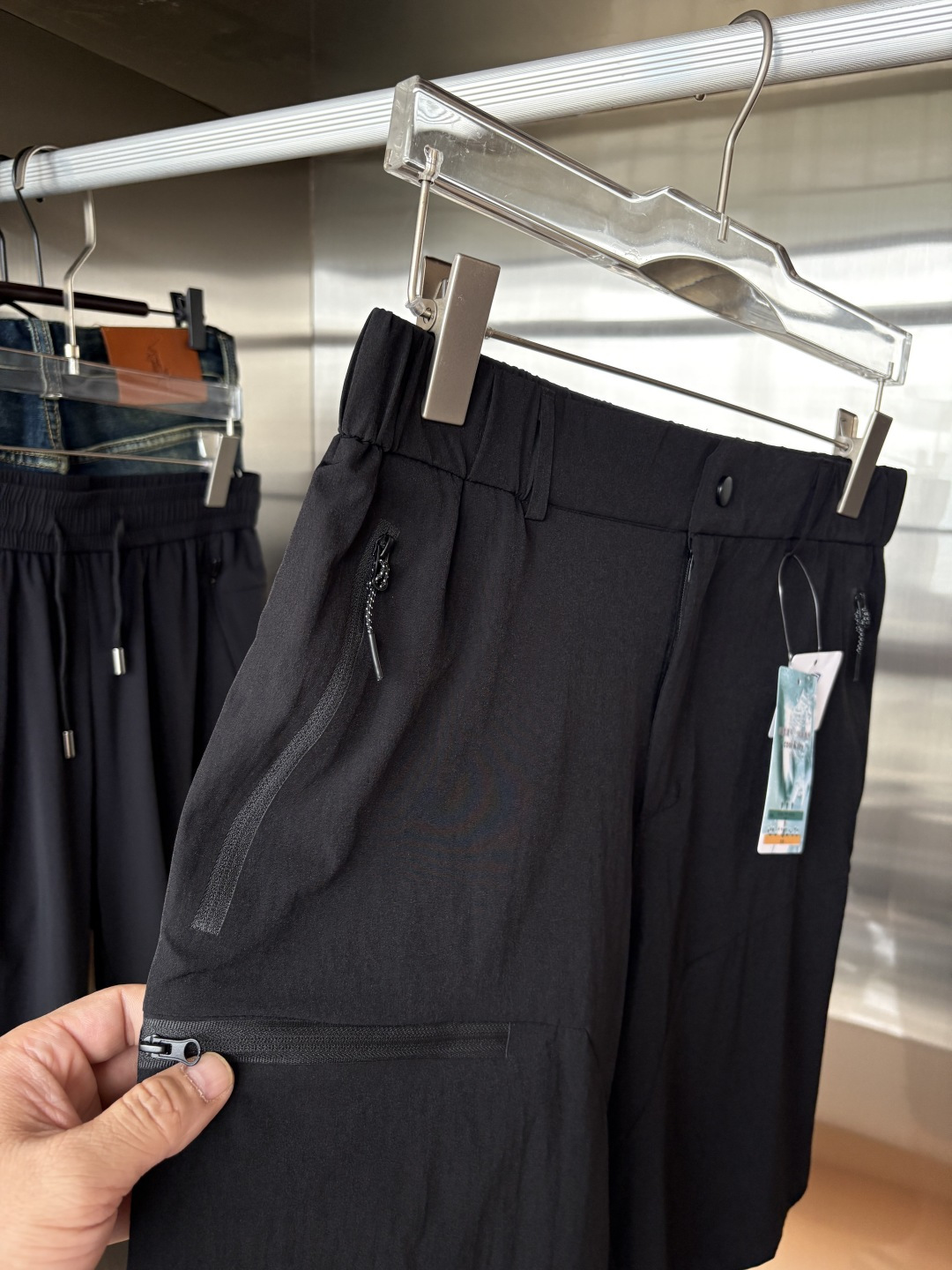 始祖2025夏季新款 短裤  休闲裤，专柜定制面料 透气舒适度高，细节无可挑剔，品牌元素设计理念，体现品