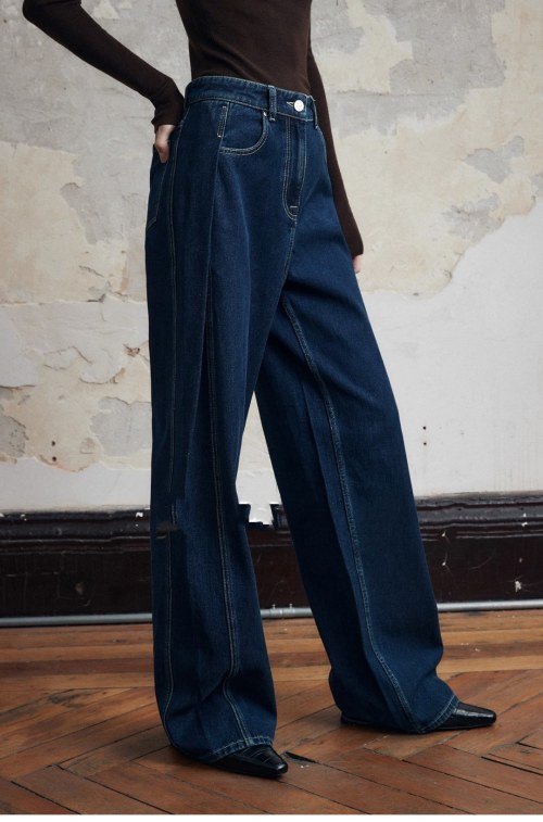 Celi@e Wide Leg Jeans High-Waisted Denim Pants - European Imported Cotton 1 Celi@e Wide Leg Jeans High-Waisted Denim Pants - European Imported Cotton