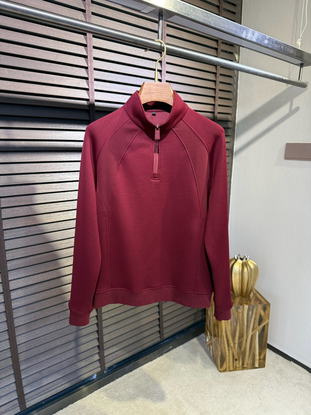 Leo&罗意🧣FW2025新款Polo立领拉链卫衣。采用棉➕羊毛➕莫代尔➕氨纶混纺面料，可机洗，立挺有型