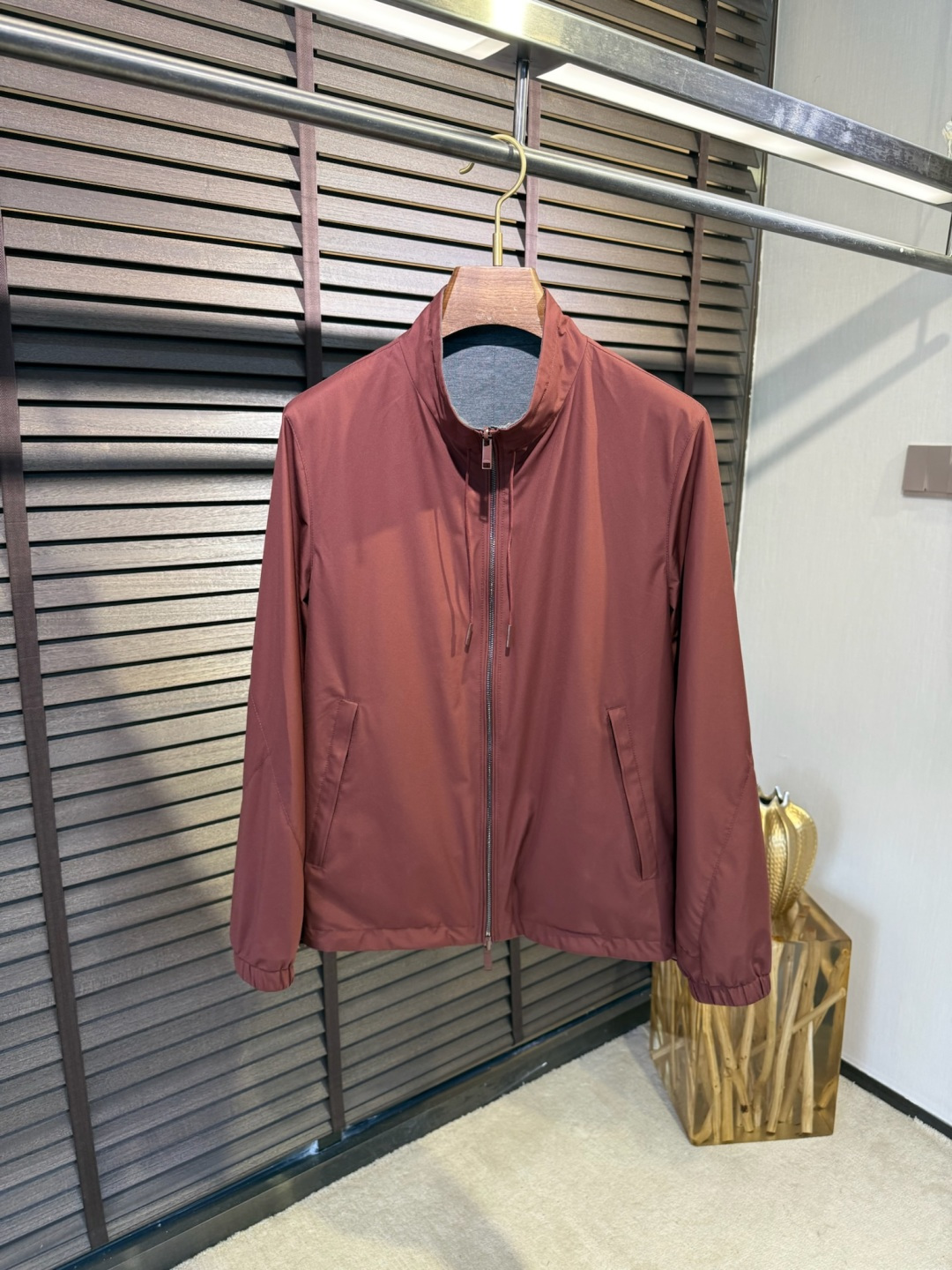 ZEGN&杰尼🦷FW2025新款双面穿夹克外套。采用定制风防风防雨双面面料，抗皱立挺有型，软糯亲肤，上身