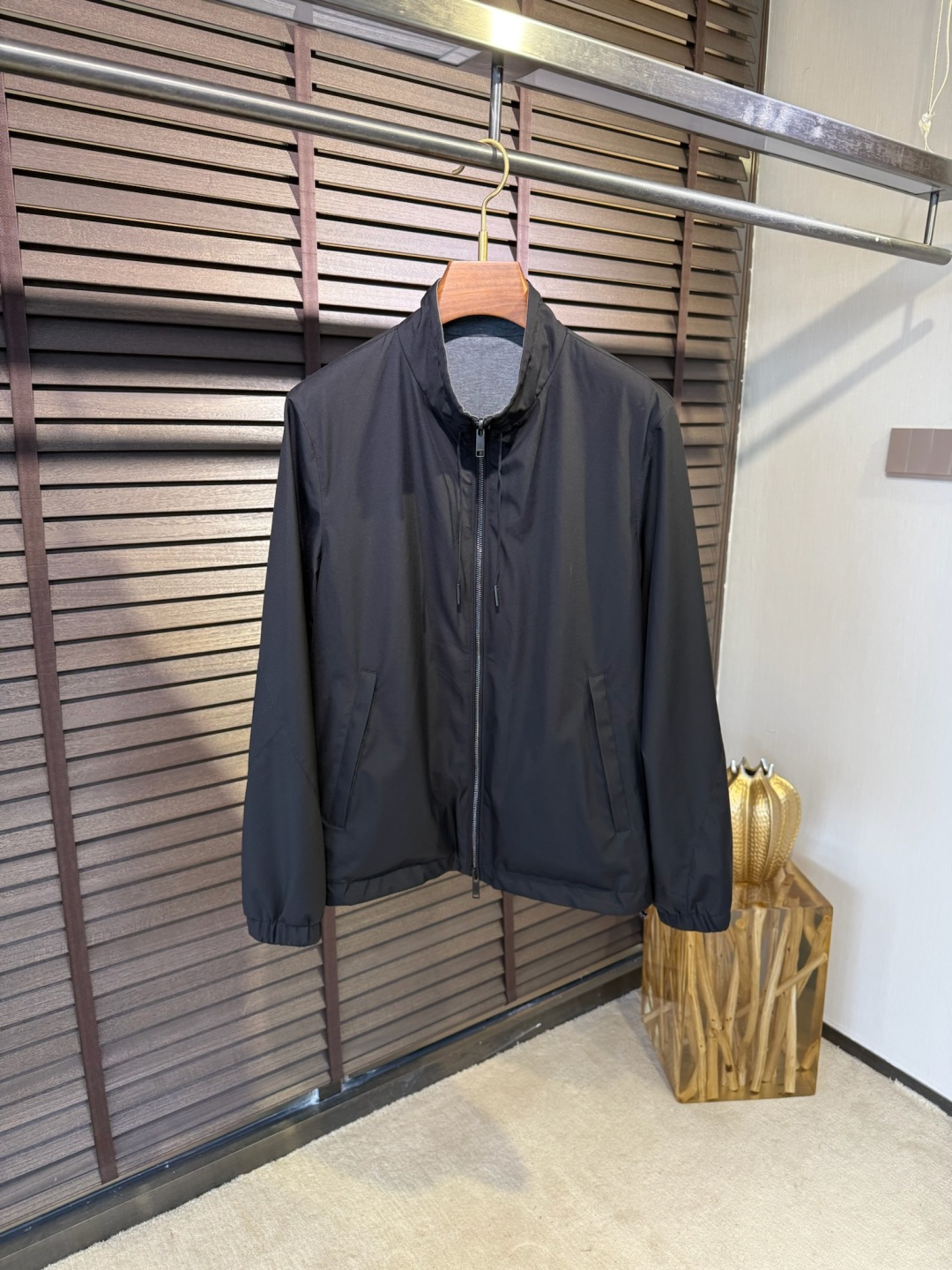 ZEGN&杰尼🦷FW2025新款双面穿夹克外套。采用定制风防风防雨双面面料，抗皱立挺有型，软糯亲肤，上身