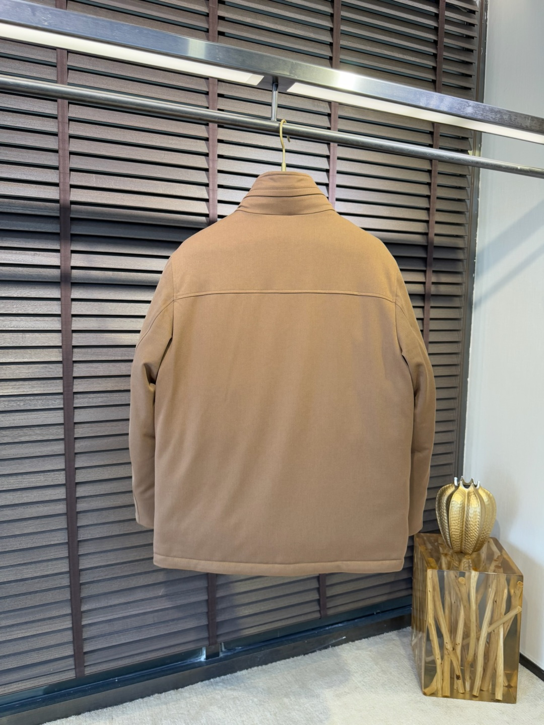 Zegn&杰尼🦷FW2025新款夹克风衣羽绒服。柜子在售款。采用定制高支数羊毛羊绒面料，抗皱立挺有型，软