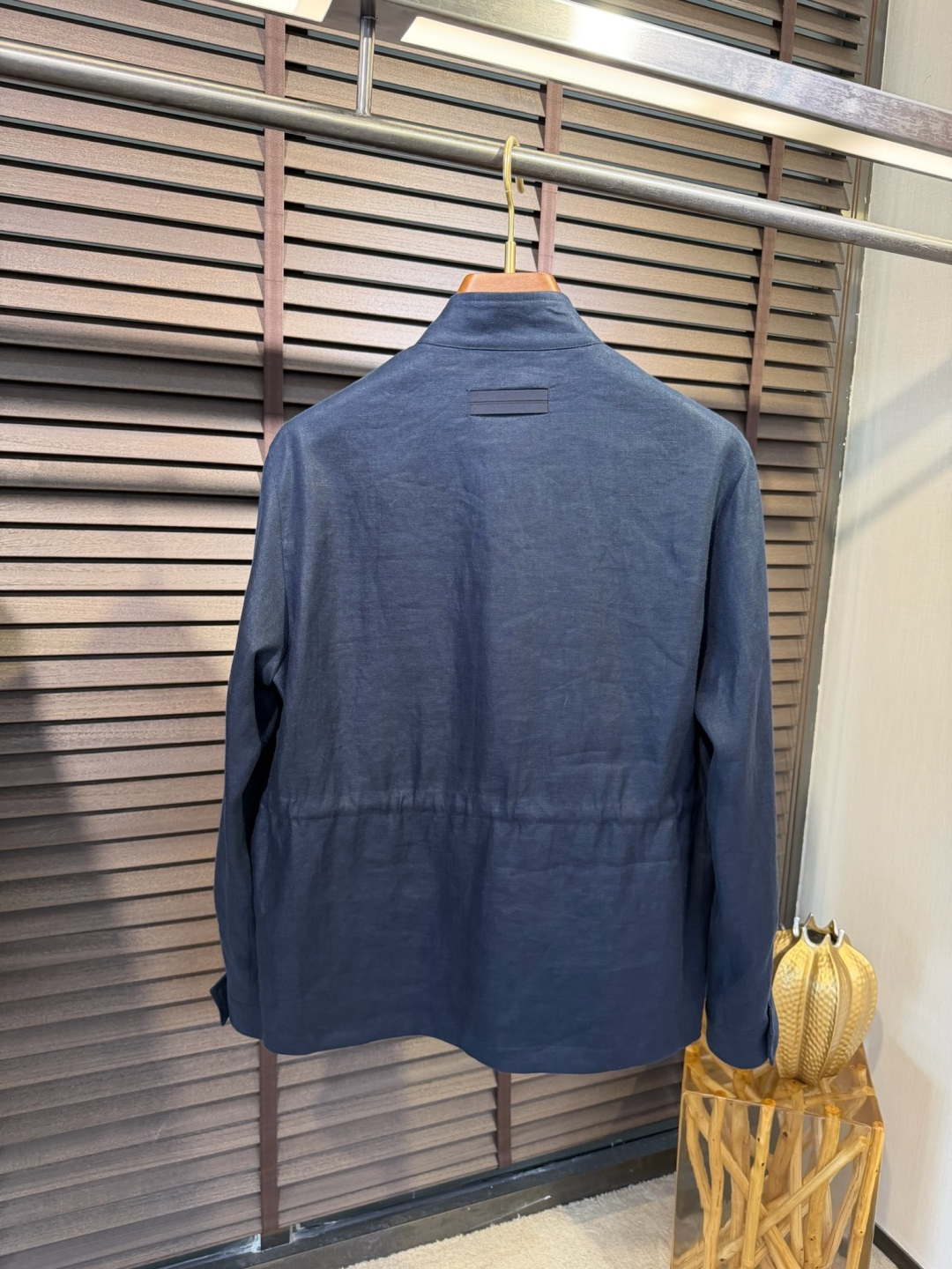 Zegn&杰尼🦷2026SS新款夹克外套。采用进口定制100%雨露麻面料，力挺有型，质地柔软，手感舒适，