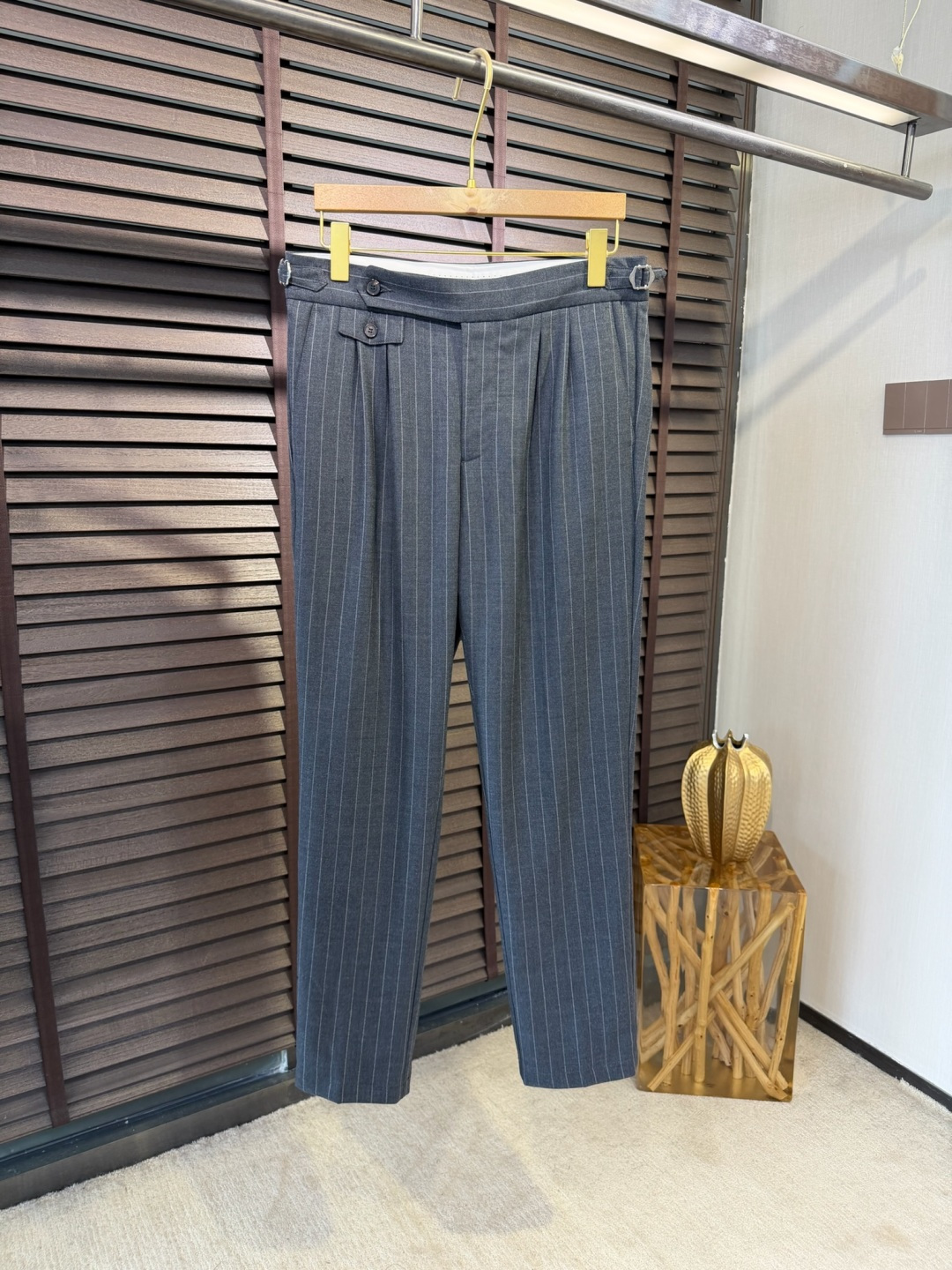 Brunello Cucinell&BC&库奇勒🎁2026SS新款休闲裤。客供羊毛➕环保聚酯纤维混纺面料