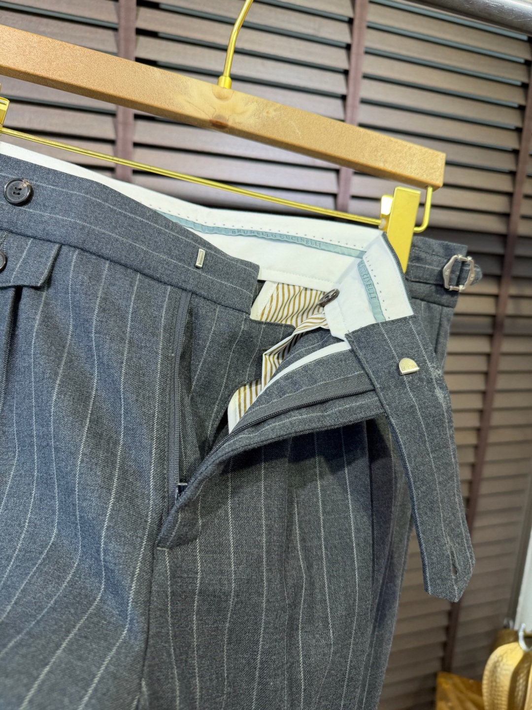 Brunello Cucinell&BC&库奇勒🎁2026SS新款休闲裤。客供羊毛➕环保聚酯纤维混纺面料