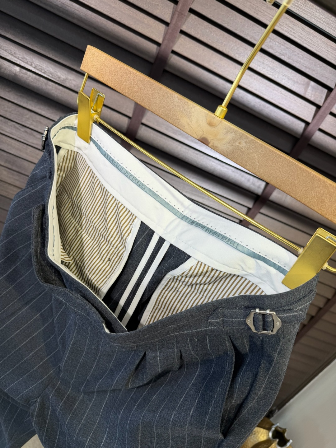 Brunello Cucinell&BC&库奇勒🎁2026SS新款休闲裤。客供羊毛➕环保聚酯纤维混纺面料