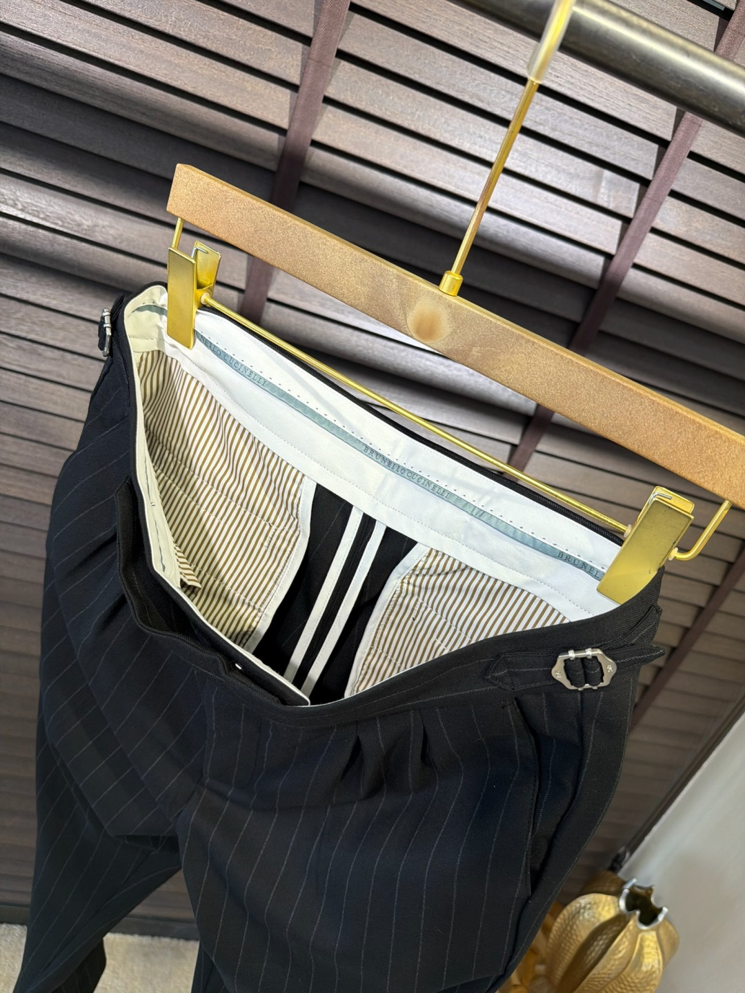 Brunello Cucinell&BC&库奇勒🎁2026SS新款休闲裤。客供羊毛➕环保聚酯纤维混纺面料