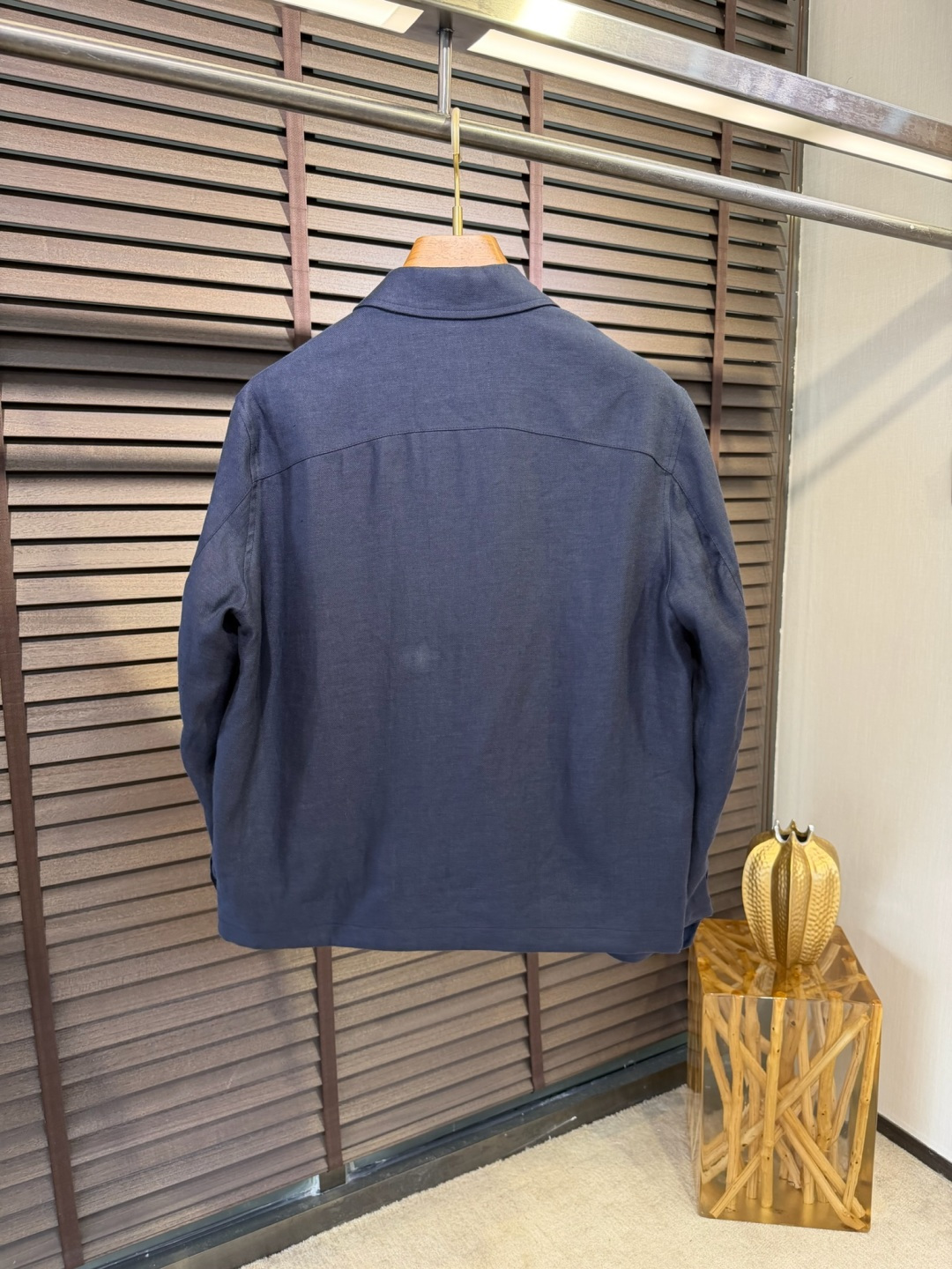 Zegn&杰尼🦷2026SS新款商务休闲翻领夹克外套。采用100%汉麻面料，定织纹路，低调奢华，抗皱立挺