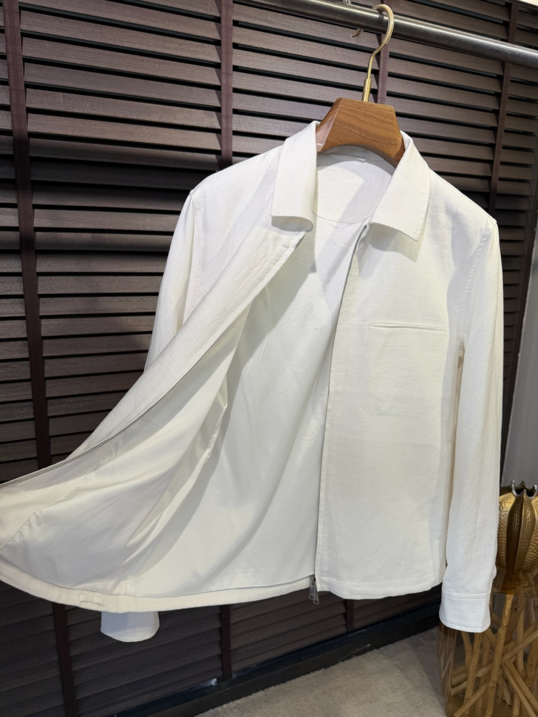 Zegn&杰尼🦷2026SS新款商务休闲翻领夹克外套。采用100%汉麻面料，定织纹路，低调奢华，抗皱立挺