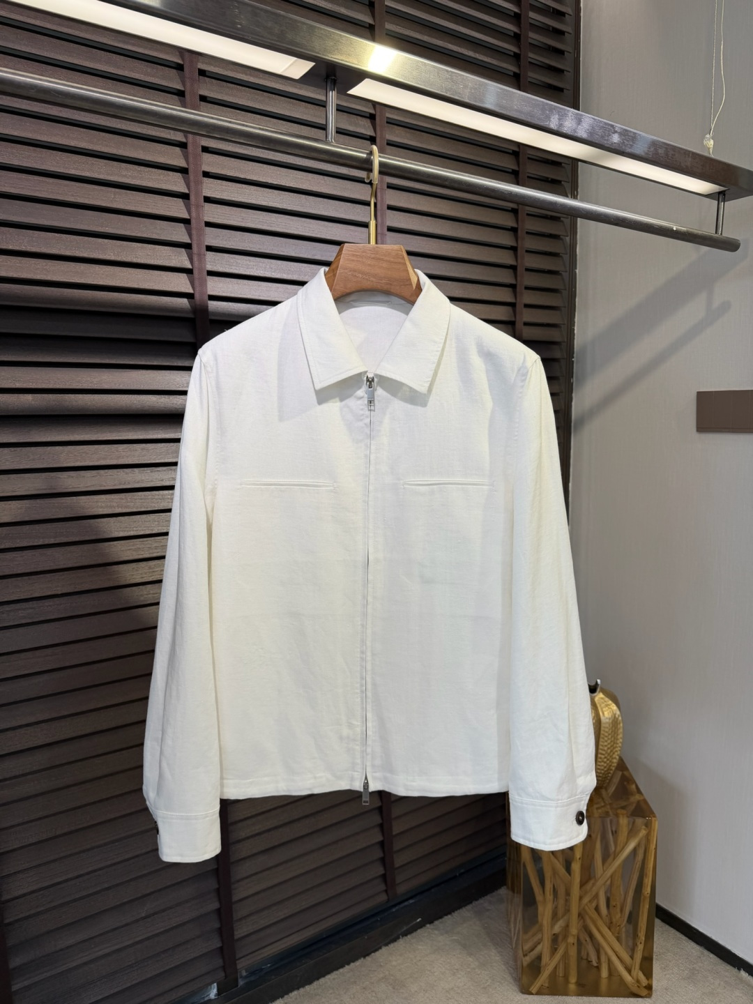 Zegn&杰尼🦷2026SS新款商务休闲翻领夹克外套。采用100%汉麻面料，定织纹路，低调奢华，抗皱立挺