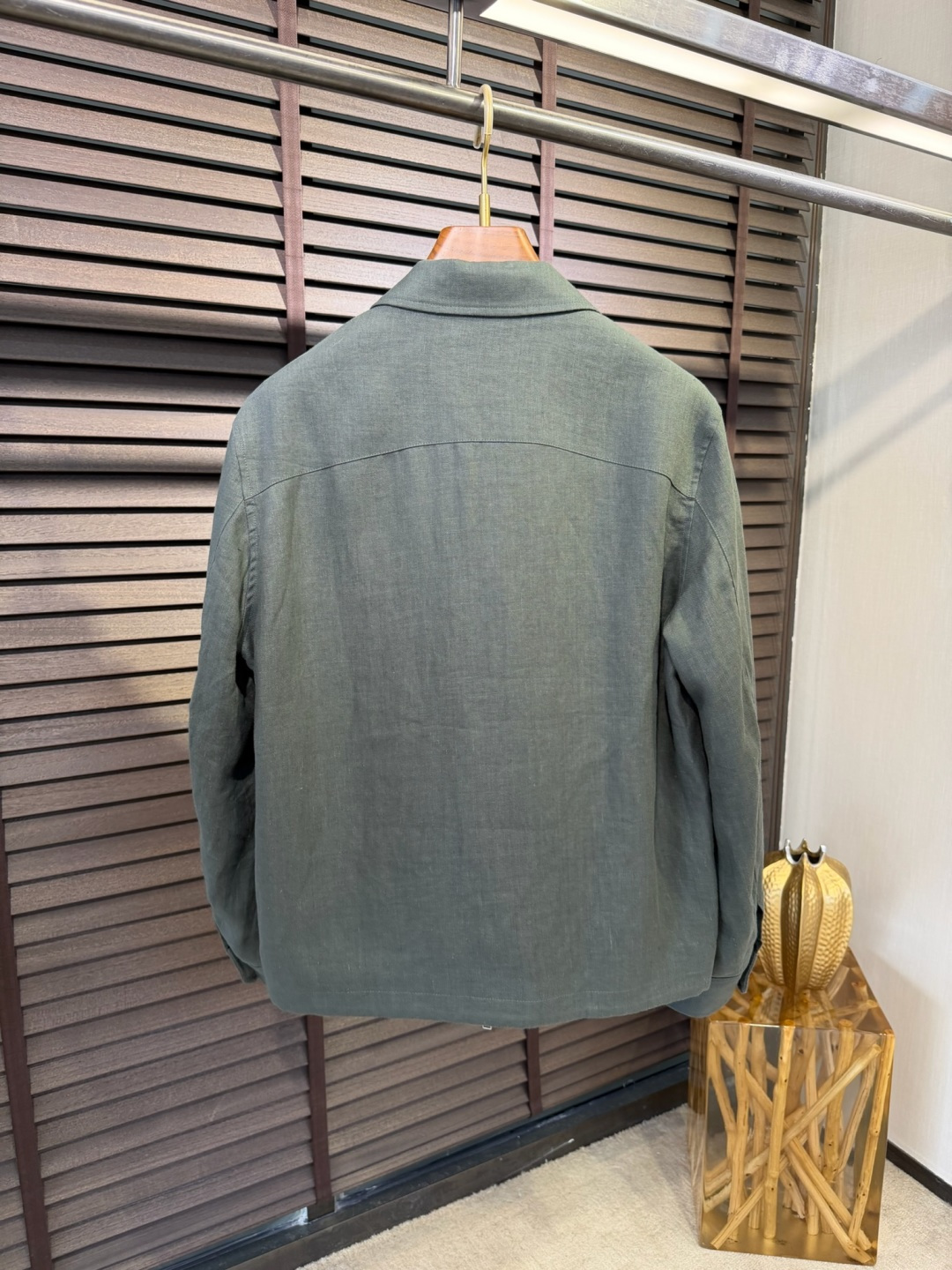 Zegn&杰尼🦷2026SS新款商务休闲翻领夹克外套。采用100%汉麻面料，定织纹路，低调奢华，抗皱立挺
