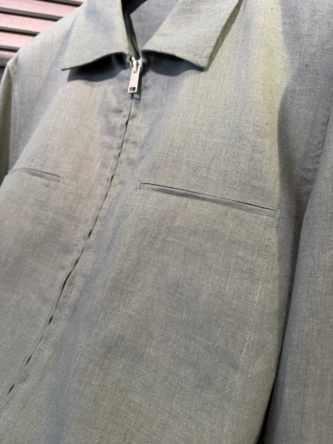 Zegn&杰尼🦷2026SS新款商务休闲翻领夹克外套。采用100%汉麻面料，定织纹路，低调奢华，抗皱立挺