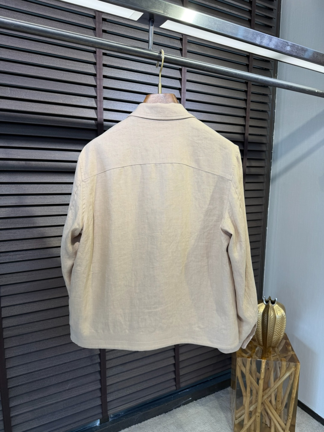 Zegn&杰尼🦷2026SS新款商务休闲翻领夹克外套。采用100%汉麻面料，定织纹路，低调奢华，抗皱立挺