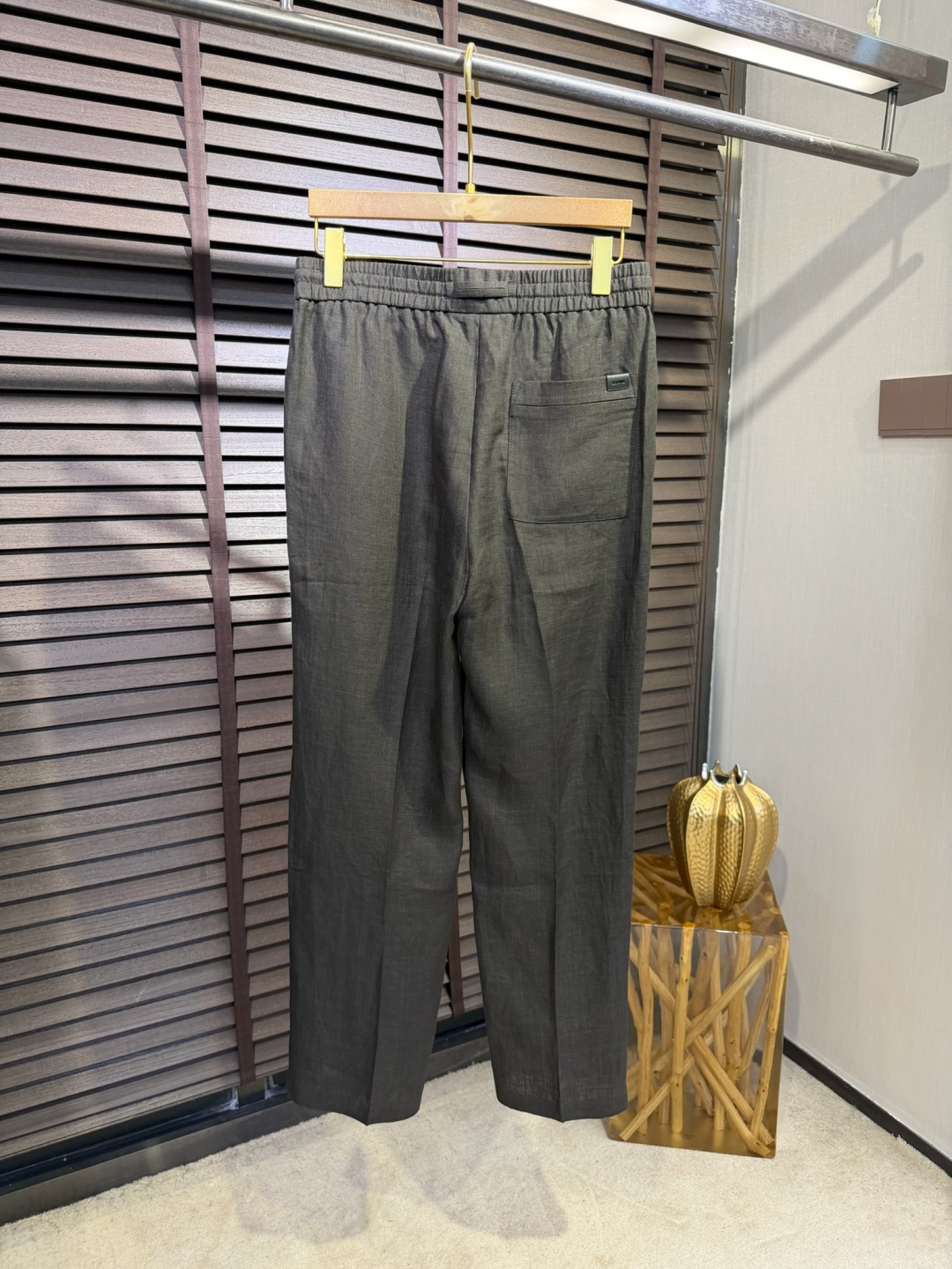 Zegn&杰尼🦷2026SS新款休闲运动裤，客供进口高密度100%雨露麻面料，吸汗速干抗皱，特殊共工艺制