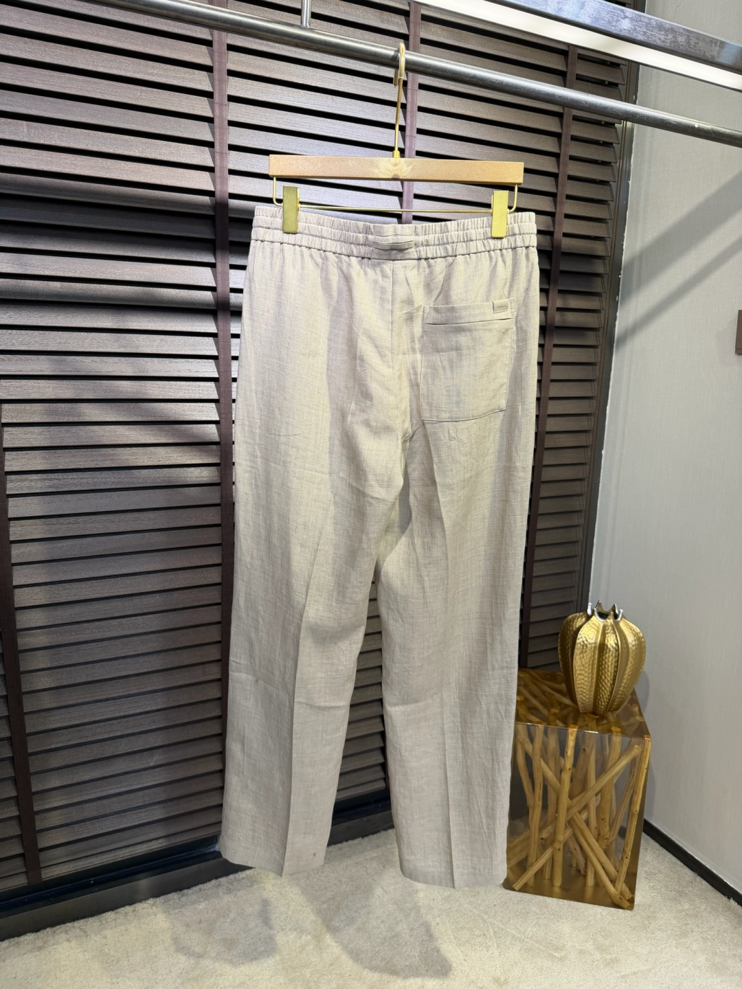 Zegn&杰尼🦷2026SS新款休闲运动裤，客供进口高密度100%雨露麻面料，吸汗速干抗皱，特殊共工艺制