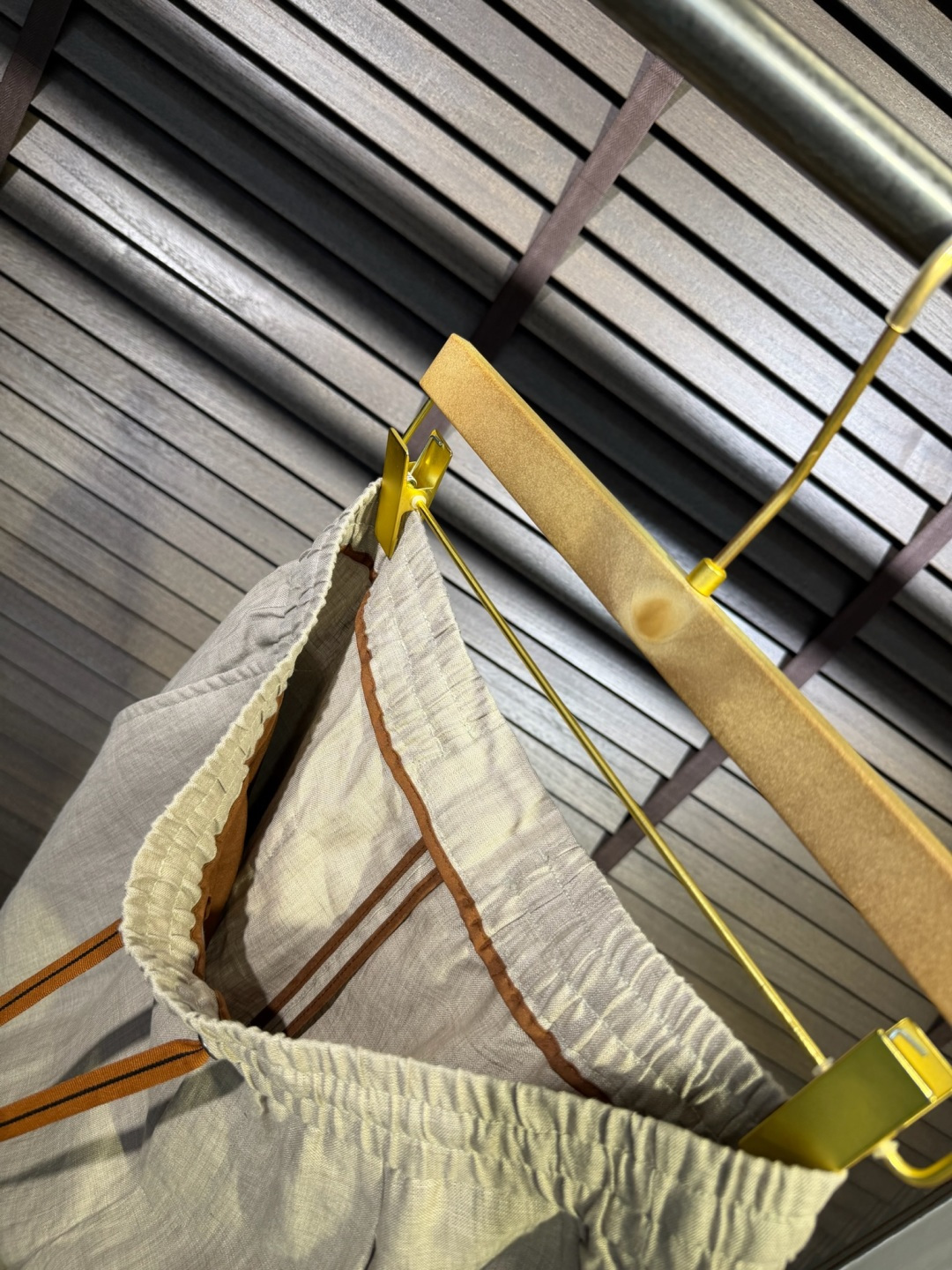 Zegn&杰尼🦷2026SS新款休闲运动裤，客供进口高密度100%雨露麻面料，吸汗速干抗皱，特殊共工艺制