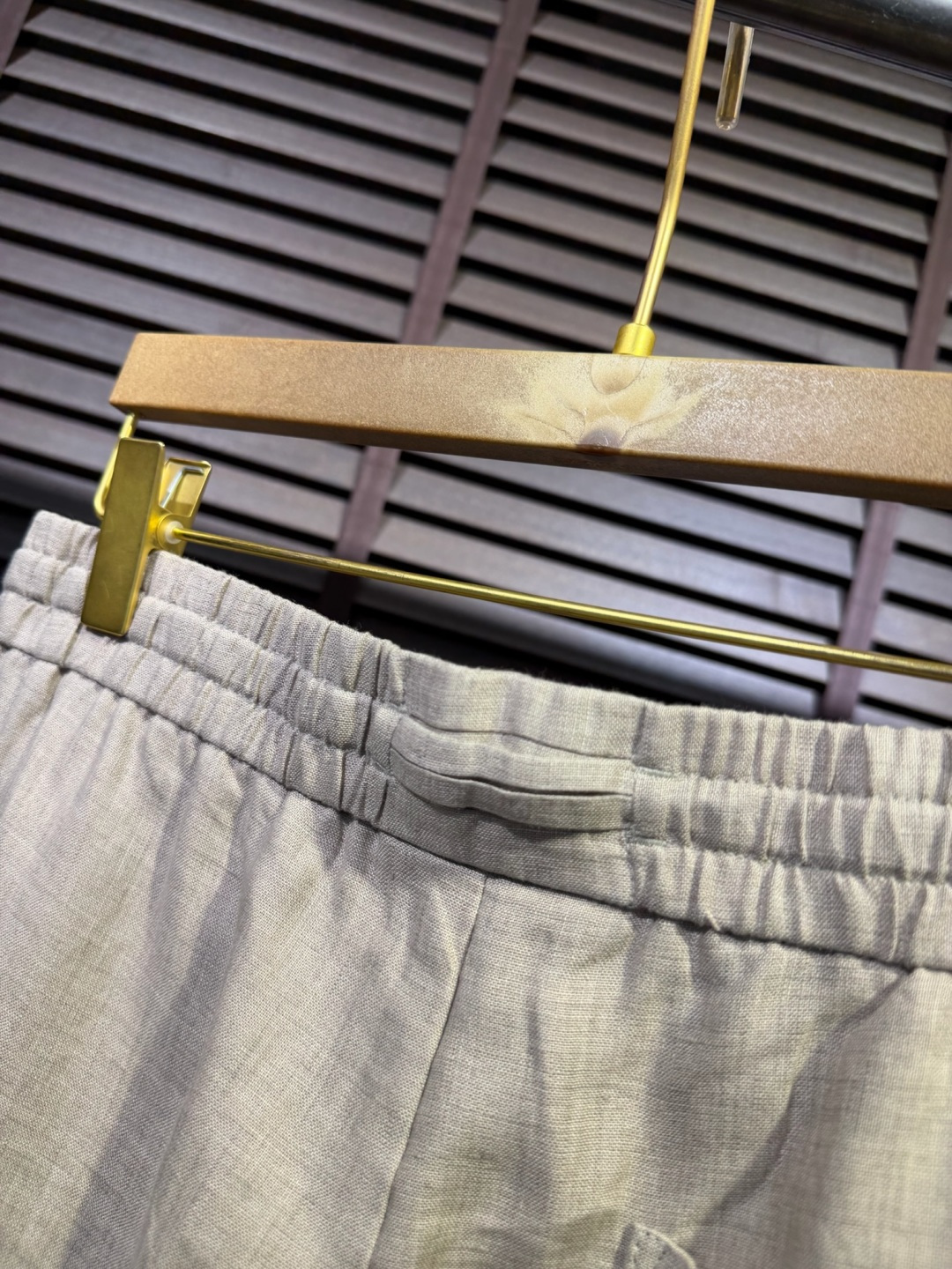 Zegn&杰尼🦷2026SS新款休闲运动裤，客供进口高密度100%雨露麻面料，吸汗速干抗皱，特殊共工艺制